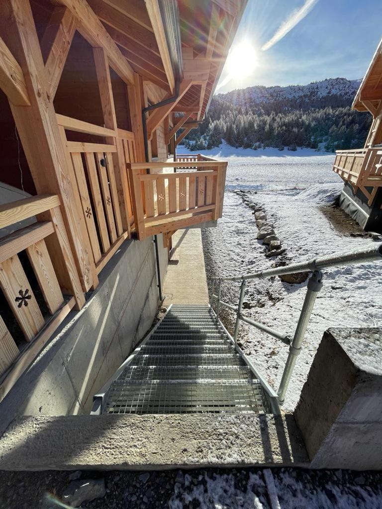 Appartement Lumineux Neuf Dans Bas De Chalet Le Douglas La Joue du Loup Extérieur photo