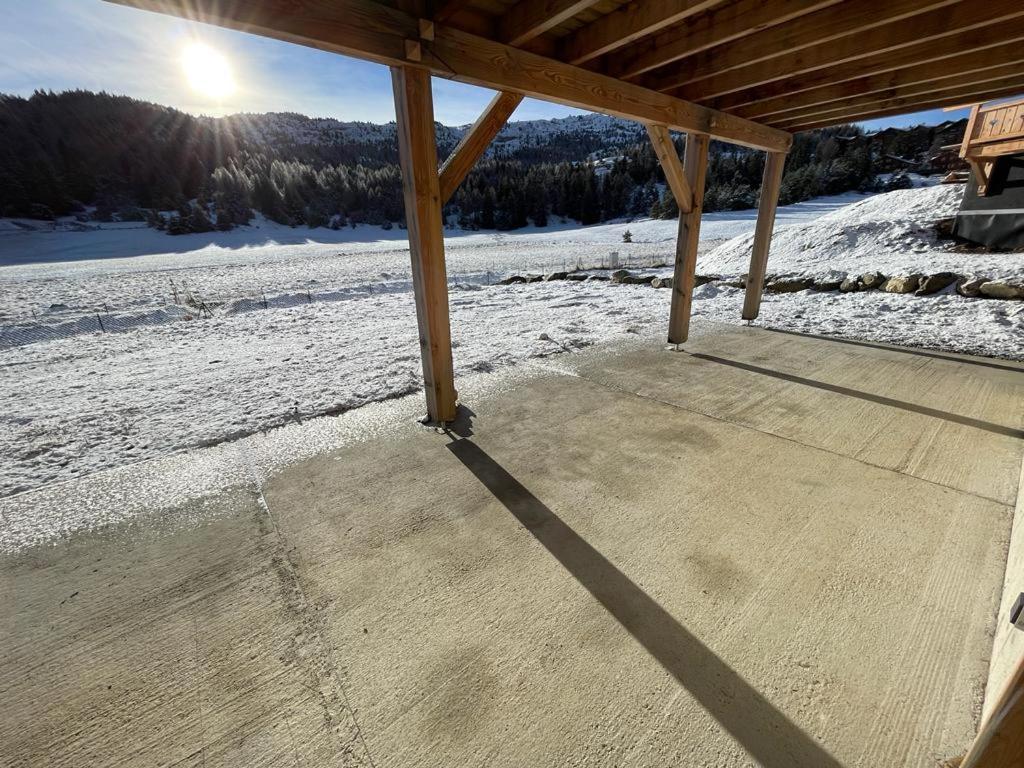 Appartement Lumineux Neuf Dans Bas De Chalet Le Douglas La Joue du Loup Extérieur photo