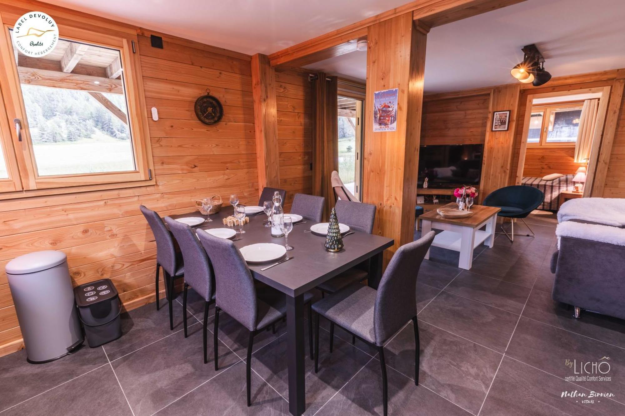 Appartement Lumineux Neuf Dans Bas De Chalet Le Douglas La Joue du Loup Extérieur photo