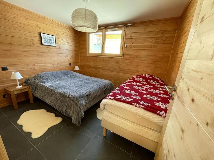 Appartement Lumineux Neuf Dans Bas De Chalet Le Douglas La Joue du Loup Extérieur photo